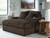 Ashley Midnight-Madness Gunmetal Oversized Chaise