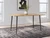 Ashley Gretlynn Black Natural Dining Table