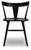 Ashley Gretlynn Black Dining Chair (Set of 2)