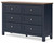 Ashley Landocken Brown Blue Dresser