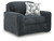 Ashley Midnight-Madness Gunmetal Oversized Chair