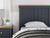 Ashley Landocken Brown Blue Twin Panel Headboard