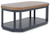 Ashley Landocken Brown Blue Table (Set of 3)