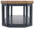 Ashley Landocken Brown Blue Table (Set of 3)