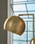 Ashley Sorcha Gold Finish Black Floor Lamp