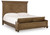 Ashley Waynely Medium Brown King Panel Storage Bed