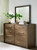 Benchcraft Marxmore Brown Dresser and Mirror