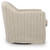 Ashley Valwick Cream Brown Swivel Accent Chair