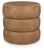 Ashley Ummi Caramel Swivel Accent Ottoman