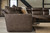 Benchcraft ModZ Chocolate 7-Piece Power Reclining Sectional with Audio Consoles
