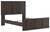 Ashley Jadiston Dark Brown Queen Panel Bed