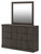 Ashley Jadiston Dark Brown Dresser and Mirror