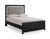 Ashley Raechalla Black Gray Full Upholstered Panel Headboard