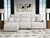 Ashley Modmax II Stone 3-Piece Reclining Sofa Chaise 65907/46/62/79