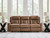 Benchcraft Mackmenville Caramel Reclining Sofa