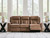 Benchcraft Mackmenville Caramel Reclining Sofa