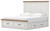 Ashley Savonport White Brown King Panel Storage Bed B100/14/B4615/56S/58/60(2)