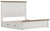 Ashley Savonport White Brown King Panel Bed with Storage B100/14/B4615/56/58/60(2)