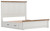 Ashley Savonport White Brown King Panel Bed with Storage B100/14/B4615/56/58/60(2)