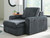 Ashley Chalmers Gunmetal Power Gliding Chaise