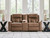 Benchcraft Mackmenville Carbon Reclining Loveseat with Console