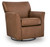 Ashley Braydunn Espresso Brown Swivel Glider Accent Chair