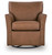 Ashley Braydunn Espresso Brown Swivel Glider Accent Chair