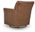 Ashley Braydunn Espresso Brown Swivel Glider Accent Chair