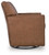 Ashley Braydunn Espresso Brown Swivel Glider Accent Chair