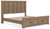 Ashley Garistyn Light Brown King Panel Storage Bed