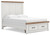 Ashley Savonport White Brown Queen Panel Storage Bed B100/13/B4615/54S/57/95