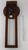 Howard Miller Mela Pendulum Wall Clock – Macassar Ebony With Silver - 625-694