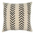 Saro Lifestyle Adah Collection Chevron Pillow Cover - Natural - 22”W x 22”L