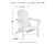 Ashley Sundown Treasure White Adirondack Chair