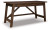 Ashley Baldridge Rustic Brown Home Office Desk