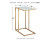 Ashley Lanport Champagne White Accent Table