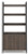 Ashley Zendex Dark Brown 72" Bookcase