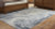 Ashley Langrich Blue Gray Cream 7'10" x 10'6" Rug
