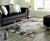 Ashley Zekeman Black Cream Gray 5'3" x 7'7" Rug