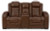 Ashley Backtrack Chocolate Power Reclining Loveseat with Console