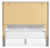 Ashley Cottonburg Light Gray White Queen Panel Bed