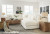 Ashley Zada Ivory 5-Piece Sectional with Chaise