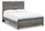 Ashley Bronyan Dark Gray Queen Panel Bed