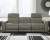 Ashley Correze Gray 3-Piece Power Reclining Sectional Sofa