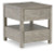Ashley Krystanza Weathered Gray End Table