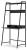 Ashley Yarlow Black 36" Home Office Desk with Shelf
