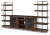 Ashley Starmore Brown Gunmetal 3-Piece Entertainment Center