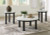 Ashley Xandrum Black White Table (Set of 3)