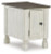 Ashley Havalance White Gray Chairside End Table