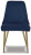 Ashley Wynora Blue Gold Finish Dining Chair (Set of 2)